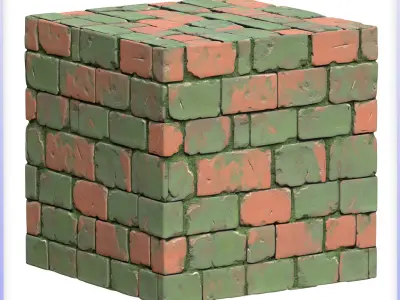  Stylized Wall Seamless Texture Texture 2