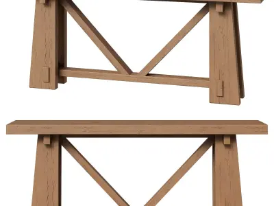 BR Home Console Ashland 3D model