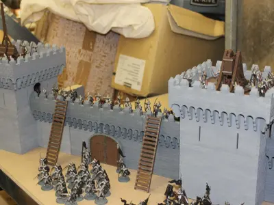 medieval tower Trebuchet 28mm 3D print model