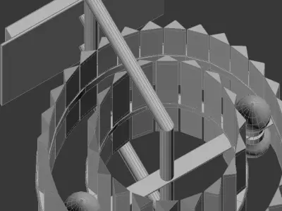 liberty ii wall 3D model