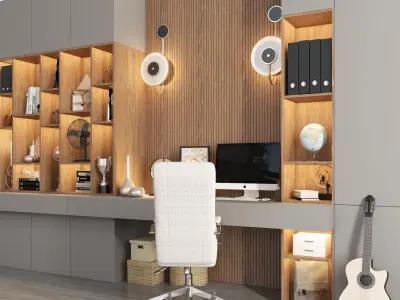 office furniture 06 3D model