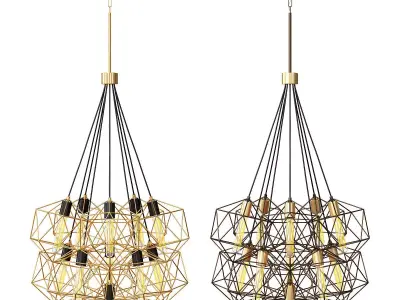 Astrid Multi Light Pendant 3D model