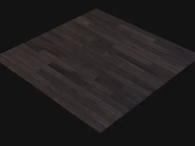 Wooden Floor Low-poly 3D model