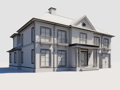 Build002 house 3D model
