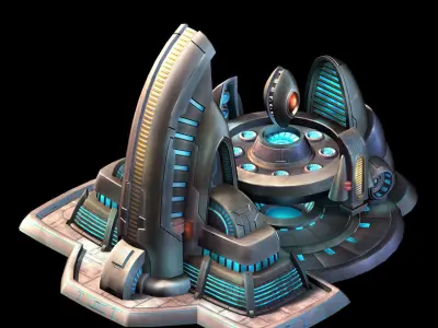 Fortress - Generator 02 3D model