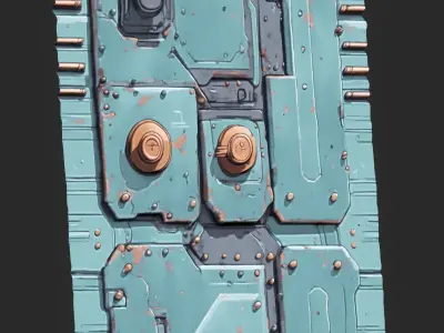 Sci-FI Seamless Texture  Texture shop