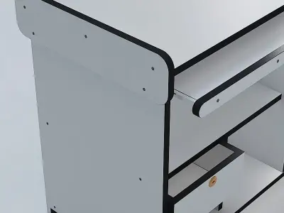 Computer Table 3D model