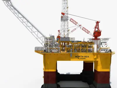  Oil Rig Platform 