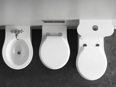 Galassia Ethos WC Art 8437 Art 8438 Art 8441 3D model