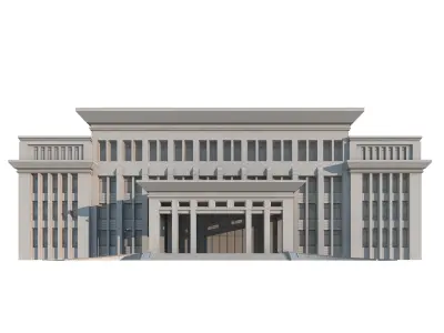 Residential Building 3D model