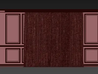 Curtain Set 285 3D model
