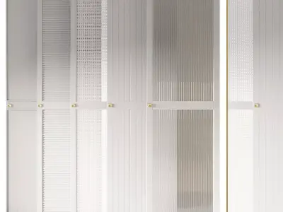 Waredrobe light doors collection  3D model