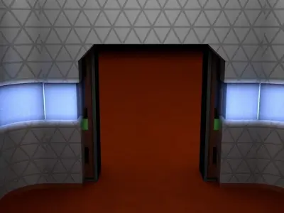 Ship Door Free 3D model