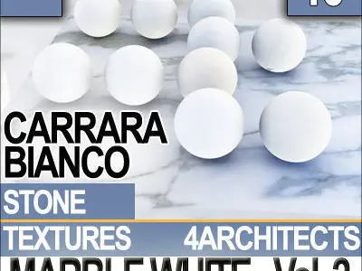 Marble White Collection JPG and MAT Texture
