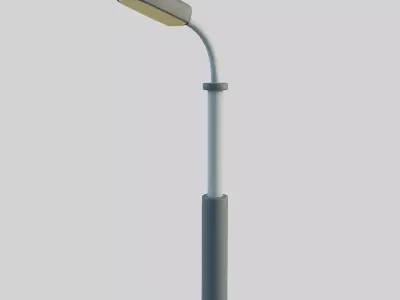Cartoon Street Light 5 Low-poly 3D model