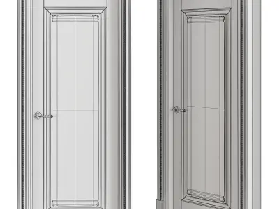 Interior Doors low poly 3d model Low-poly 3D model order