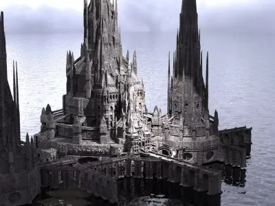 Maleficent Castle 3D 3D model
