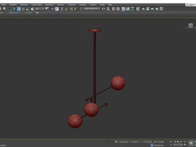 RD15 CHANDELIER Low-poly 3D model