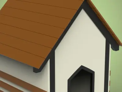 Dog house 3D model