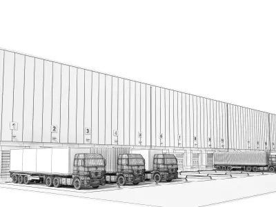 Logistics Center Collection 3D model