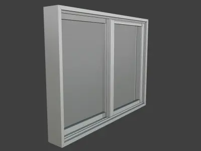 window low ploy Free 3D model