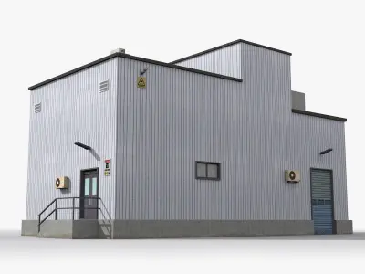 Factory x11 Low-poly 3D model purchase