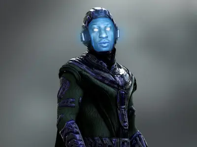 Kang the Conqueror Low-poly 3D model