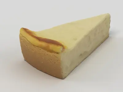 Cheesecake Slice 3D model