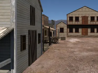 Western Pack 3D model