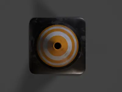 Street Cone PBR Low-poly 3D model