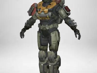 Gameready Character - 03 Low-poly 3D model