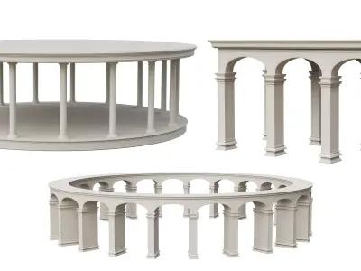 Architectural Exterior Elements Collection 3D model