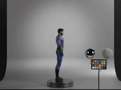 Mister Fantastic Low-poly 3D model