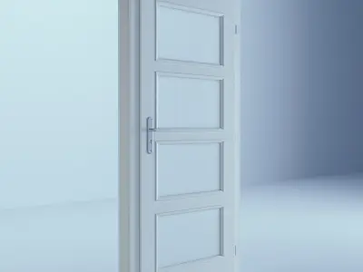 White Door 12 3D model