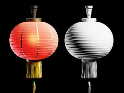 Chinese lantern 3D model 32