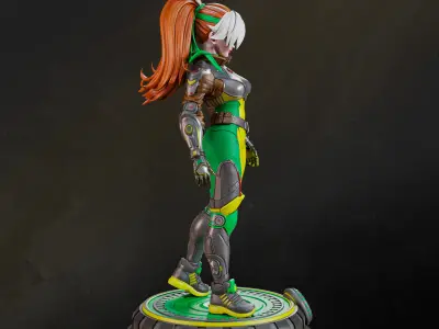 Rogue I XMen 3D print model