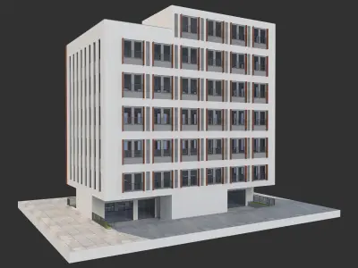 Office Building 2 3D model purchase