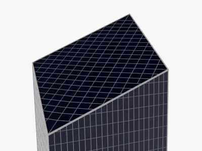 Buildings City 2 Low-poly 3D model