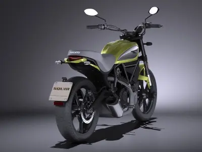 Ducati Scrambler Icon 2015 VRAY 3D model