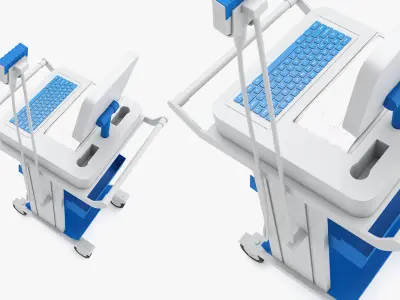 Medical - Wireless Digital Electrocardiograph  3D model