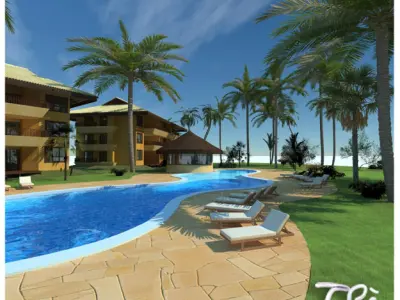 TROPICAL BUNGALOW RESORT 3D model