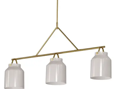 Henry 3-Light Chandelier by West Elm 3D model