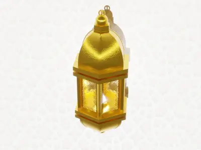 Islamic Lamp Ramadhan 3D model