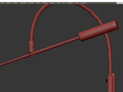 DOUGLAS SCONCE Low-poly 3D model