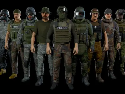  Modular military character 2 