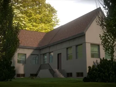 House Low-poly 3D model 46