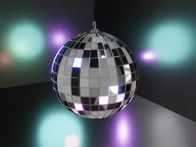Disco ball 3D model