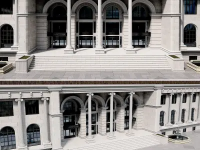 Building03 NewYork-Style Low-poly 3D model