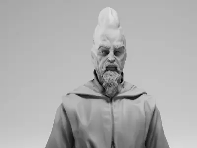Silas Carson - Ki Adi Mundi - Star Wars Episode I 3D print model
