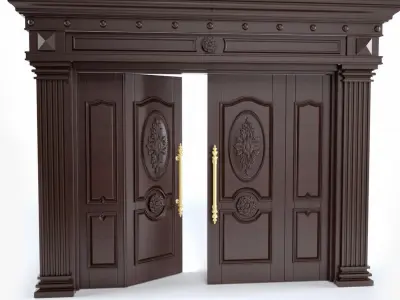 Double Door 02 3D model